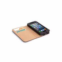 Griffin Midtown Passprt Wllt iPhn 4/S/5 Blk, Folio, Apple, Apple iPhone 5, Noir