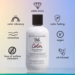 Bumble And Bumble Illuminated Color Shampoo for Color Treated Hair 250 ml Shampoing Professionnel Femmes - Vue supplémentaire 5