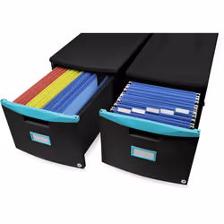 Storex 61270U01C meuble de classement et accessoire Noir, Turquoise