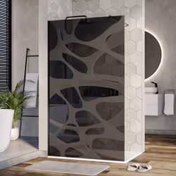 Description générale Superbe paroi de douche à l'italienne BERNSTEIN au design élégant qui embellira votre salle de bain. Fix ...
