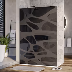 Description générale Superbe paroi de douche à l'italienne EX101 de BERNSTEIN, au design simple et élégant, qui embellira vot ...