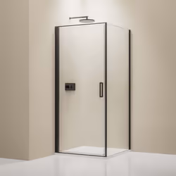 Paroi de douche accès d'angle en verre de sécurité 8 mm Nano Douche d'angle BERNSTEIN - La solution idéale pour les salles de ...