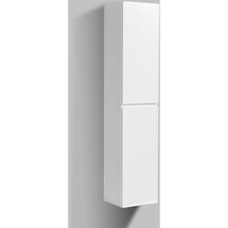 Bernstein - Armoire latérale Luna - 165 x 35 x 30 cm - couleur au choixBlanc mat, Avec armoire latérale à droite