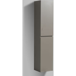 Bernstein - Armoire latérale Luna - 165 x 35 x 30 cm - couleur au choixGris mat, Avec armoire latérale à gauche