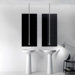 Robinetterie pour installation au plafond drop 135 - longueur 135 cm - finition noir mat ou chromé Chrome - Bernstein