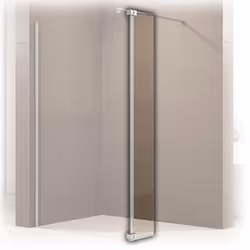 Description générale Le volet pivotant pour paroi de douche à l'italienne NT106 est conçu en verre de sécurité ESG de 10 mm a ...