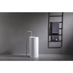 Robinet mitigeur sur pied pour lavabo totem 8046 - chrome ou noir matChrome - Bernstein