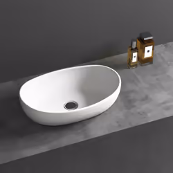 Vasque à poser BERNSTEIN TWA85 - blanc mat Vasque design et moderne et de qualité supérieure ! Embellissez votre salle de bai ...