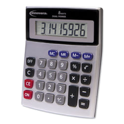 Innovera 15927 calculatrice Bureau Calculatrice à écran Noir, Gris