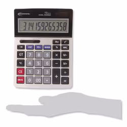 Innovera 15968 calculatrice Bureau Calculatrice à écran Noir, Gris