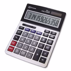 Innovera 15968 calculatrice Bureau Calculatrice à écran Noir, Gris