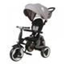 QPlay tricycle Rito Plus junior acier gris/noir
