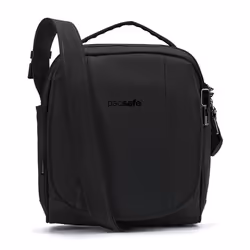 Pacsafe LS200, Unisexe, Sac bandoulière, Noir, Fermeture à glissière, Poche frontale, Stylo de poche