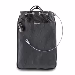 Pacsafe Travelsafe 12L GII, Sacoche de transport, Charbon de bois, Polyester, Serrure avec fonction TSA, 12 L, 35 cm