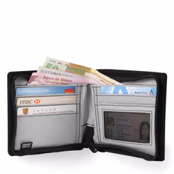 Pacsafe 10605100 portefeuille, étui pour cartes, support de documents de voyage Charbon de bois - Vue supplémentaire 2