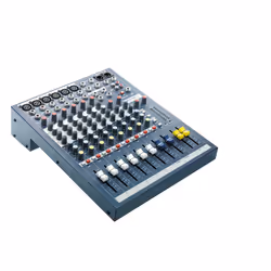 Soundcraft EPM6, 8 canaux, Grille de montage, 20 W, Bleu