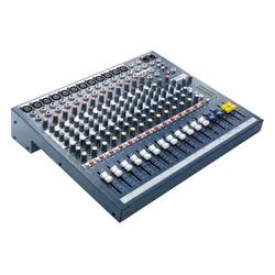 Soundcraft EPM12, 14 canaux, Grille de montage, 20 W, Bleu