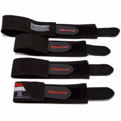 EVS Axis Pro/Sport Genouillères Remplacement Velcro Attache, noir-rouge, taille M pour Hommes