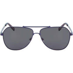 lunettes de soleil : bleu marine mat