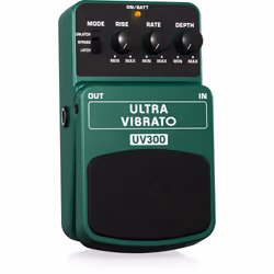 Behringer UV300, Pédale d'expression, Vert, Noir, Guitare, 500000 Ohm, CC, Batterie, 30 mA