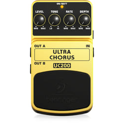 Behringer UC200 pédale d'effets Pédale d'expression Noir, Blanc
