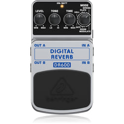 Behringer DR600 pédale d'effets Pédale d'expression Noir, Argent