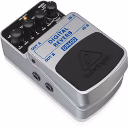 Behringer DR600 pédale d'effets Pédale d'expression Noir, Argent
