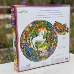 eeBoo Unicorn Garden Jeu de puzzle 500 pièce(s) Zoo