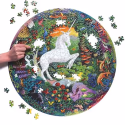eeBoo Unicorn Garden Jeu de puzzle 500 pièce(s) Zoo