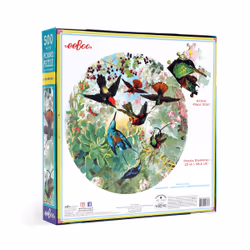 eeBoo Hummingbirds Puzzle à formes 500 pièce(s) Animaux