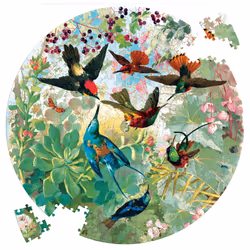 eeBoo Hummingbirds Puzzle à formes 500 pièce(s) Animaux