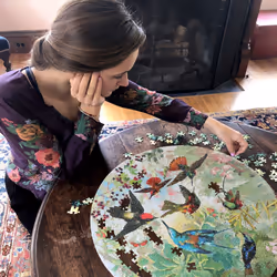 eeBoo Hummingbirds Puzzle à formes 500 pièce(s) Animaux - Vue supplémentaire 4
