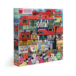 eeBoo Whimsical Village Puzzle en cubes 1000 pièce(s) Art