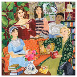 eeBoo Jane Austen's Book Club Puzzle en cubes 1000 pièce(s) Art