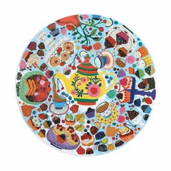 eeBoo Tea Party Puzzle en cubes 500 pièce(s) Art