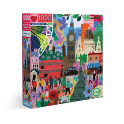 eeBoo London Life Puzzle en cubes 1000 pièce(s) Art