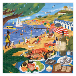 eeBoo Beach Umbrellas Puzzle en cubes 1000 pièce(s) Art
