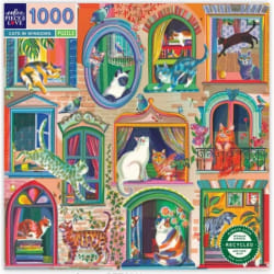 Puzzle 1000 pièces Eeboo Cats in Windows