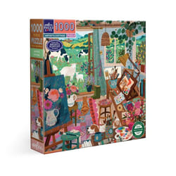 Puzzle 1000 pièces Eeboo Artists Cottage