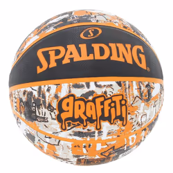 Ballon Spalding Orange Graffiti Rubber