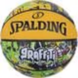 Spalding Graffiti Ball 84374Z Unisexe Jaune ballons de basket
