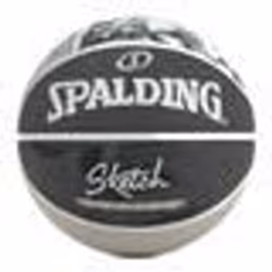 Ballon de basket - Spalding - Sketch Jump Ball 84382Z - Noir - Unisexe - Adulte