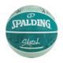 Ballon de basket - Spalding - Sketch Crack 84380Z - Unisexe - Bleu - Idéal pour le basket-ball