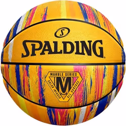 Ballon de basket SPALDING Marble 84401Z - Mixte - Jaune