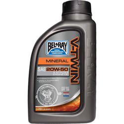 Bel-Ray V-Twin 20W-50 Mineral 1 litre d’huile moteur