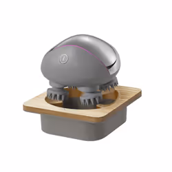 Breo Scalp Mini Pro, Massage par roulement, Massage par ondelettes, Poche, Tête, Jambes, Cou, Épaules, Universel, Gris, Argen ...