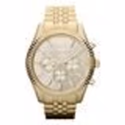 Montre Chronographe - Michael Kors - MK8281 - Acier inoxydable - Doré - 10 ATM étanche