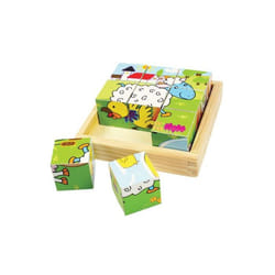 Bigjigs Toys Animal Cube Puzzle en cubes 9 pièce(s) Animaux
