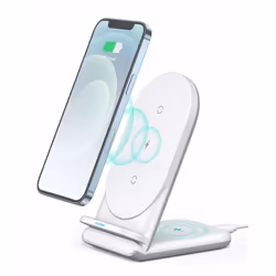 AUKEY LC-A2-WT, Intérieure, USB, Recharge sans fil, 1,2 m, Blanc