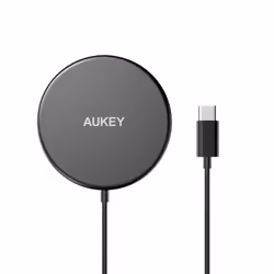 AUKEY Aircore, Intérieure, USB, Recharge sans fil, 1,2 m, Noir